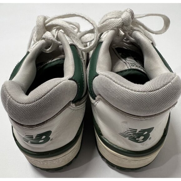New Balance 550 Sneakers in White Green - Picture 5 of 9
